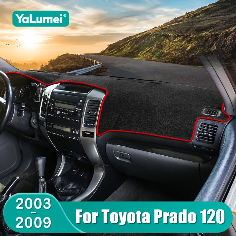 For Toyota Land Cruiser Prado 120 FJ120 2003 2004 2005 2006 2007 2008 2009 Car Dashboard Cover Dash Sun Shade Pad Accessories