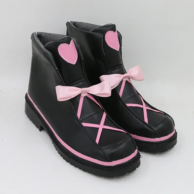 Momomiya Ichigo noir Lolita chaussures bottes Tokyo Mew Mew Halloween Cosplay Costume accessoires accessoires