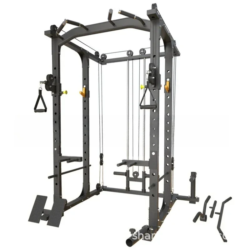 

Frame squat frame multi-functional barbell bench push small bird gantry household comprehensive trainer fitness