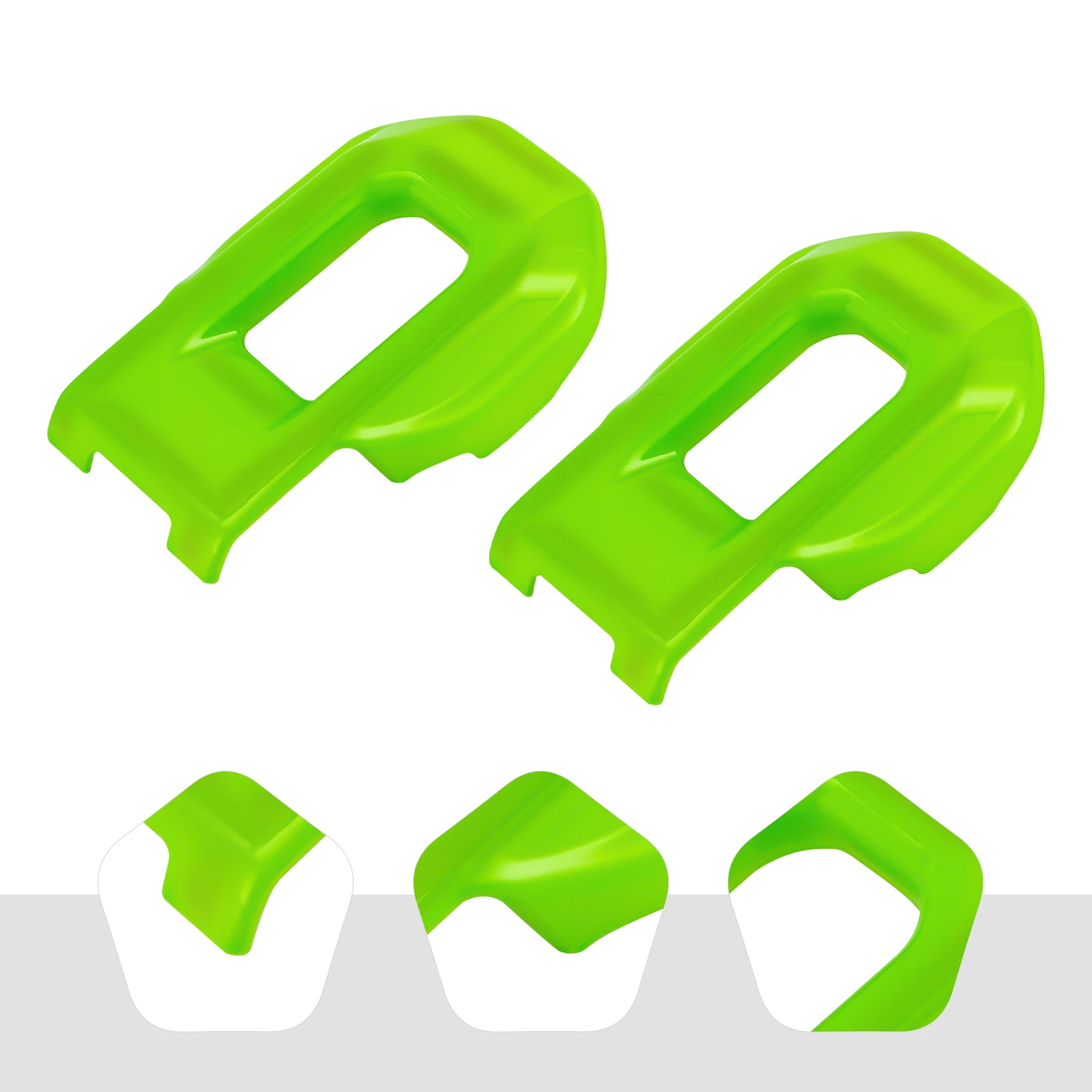 

Exterior Vehicle Parts Green Car Front Engine Hood Lock Buckle Trim Cover For Jeep Wrangler Jl Jt 2018+ Powerful Function