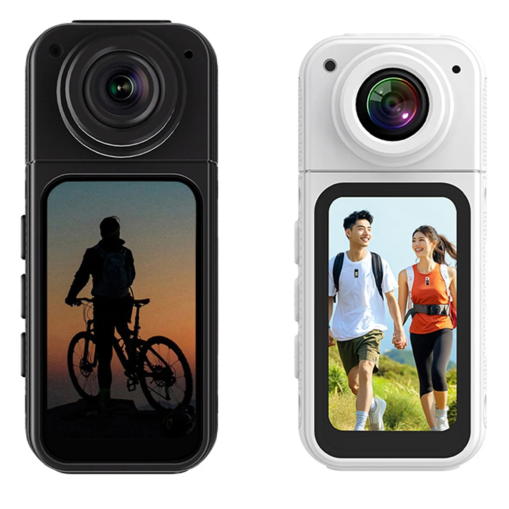 Small Action Camera Sports Cam Bodycam Rotating Lens Go WiFi Digital Pro Video Runcam Instant for Hero 10 11 12 13 Photography