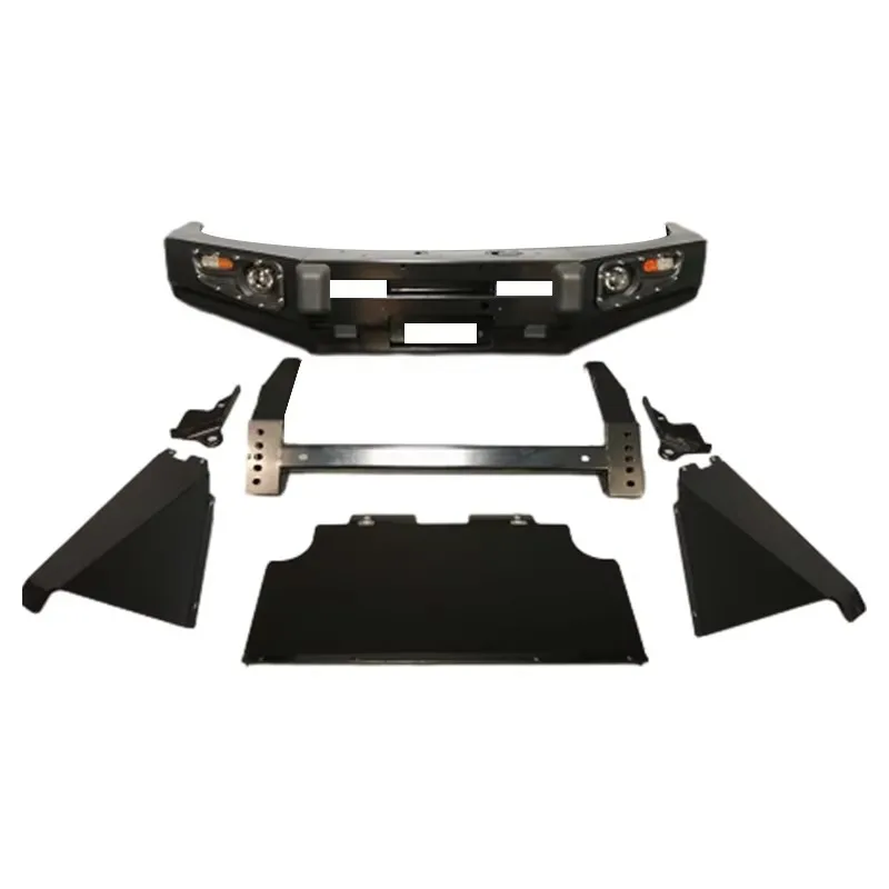 

New Steel Car Accessories Bumper Guard Front Bull Bar for Prado FJ120 Series 4x4 Offroad Vehicles with Fog Light Cut-Outs