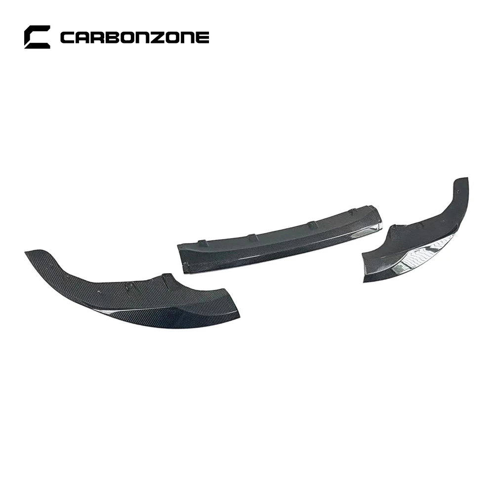 Real Carbon Fiber 3-Section Type Front Lip for Bmw 4 series G22 MP Style Refitting Diffuser Spoiler Body Kits Car Accessories