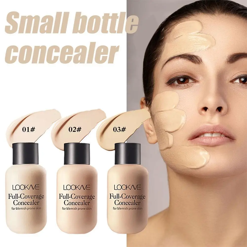 Crema correctora de ojeras para acné, cobertura completa, resistente al agua, mate, Control de aceite, base líquida duradera, Cosméticos de maquillaje Facial