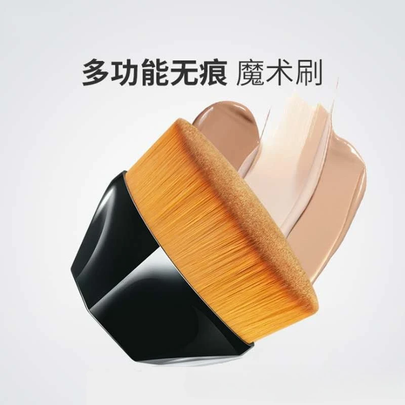 1 szt. Wielofunkcyjny Magiczny Pędzel do Podkładu Bez Śladów Makijażu Sztuczny Gładki Twarz Miękkie Włosie Profesjonalne Narzędzia Kosmetyczne