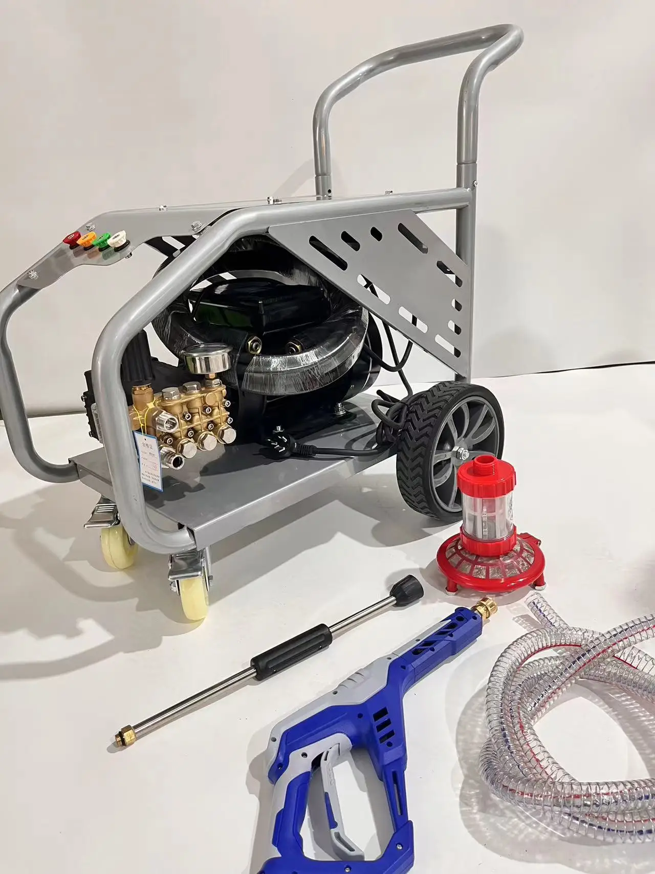 New 140bar 12lpm High-pressure Cleaner With Pump 3000W For Cars Courtyards Carpets & More