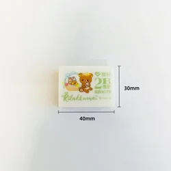 3pcs AIHAO RB0079 Pencil Rilakkuma 2B Rubber Color Eraser Kawaii Correction Supplies School Office Stationery