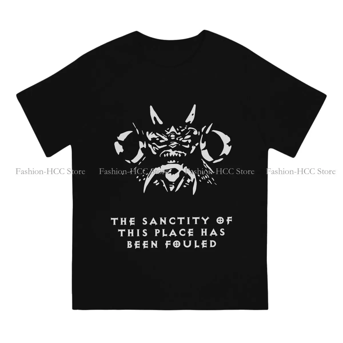 Sanctity Classic Fashion Polyester TShirts Diablo 2 Roleplaying Game Male Style Tops T Shirt Round Neck