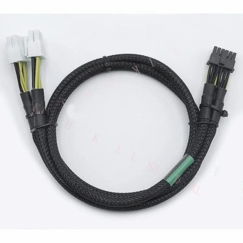 N  2x8Pin To 12+4Pin Server GPU Power Cable For RTX4080 RTX4090