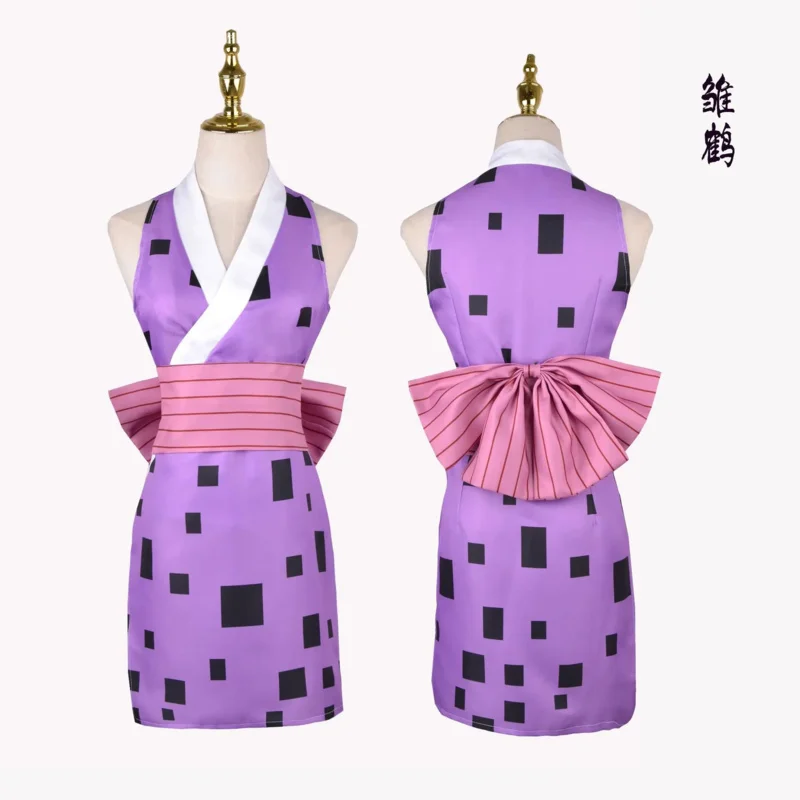 أنيمي الشيطان القتلة سوما Hinatsuru Makio تأثيري حلي ، Uzui تنغن زوجات اللباس ، مجموعة موحدة ، ملابس كرنفال الهالوين