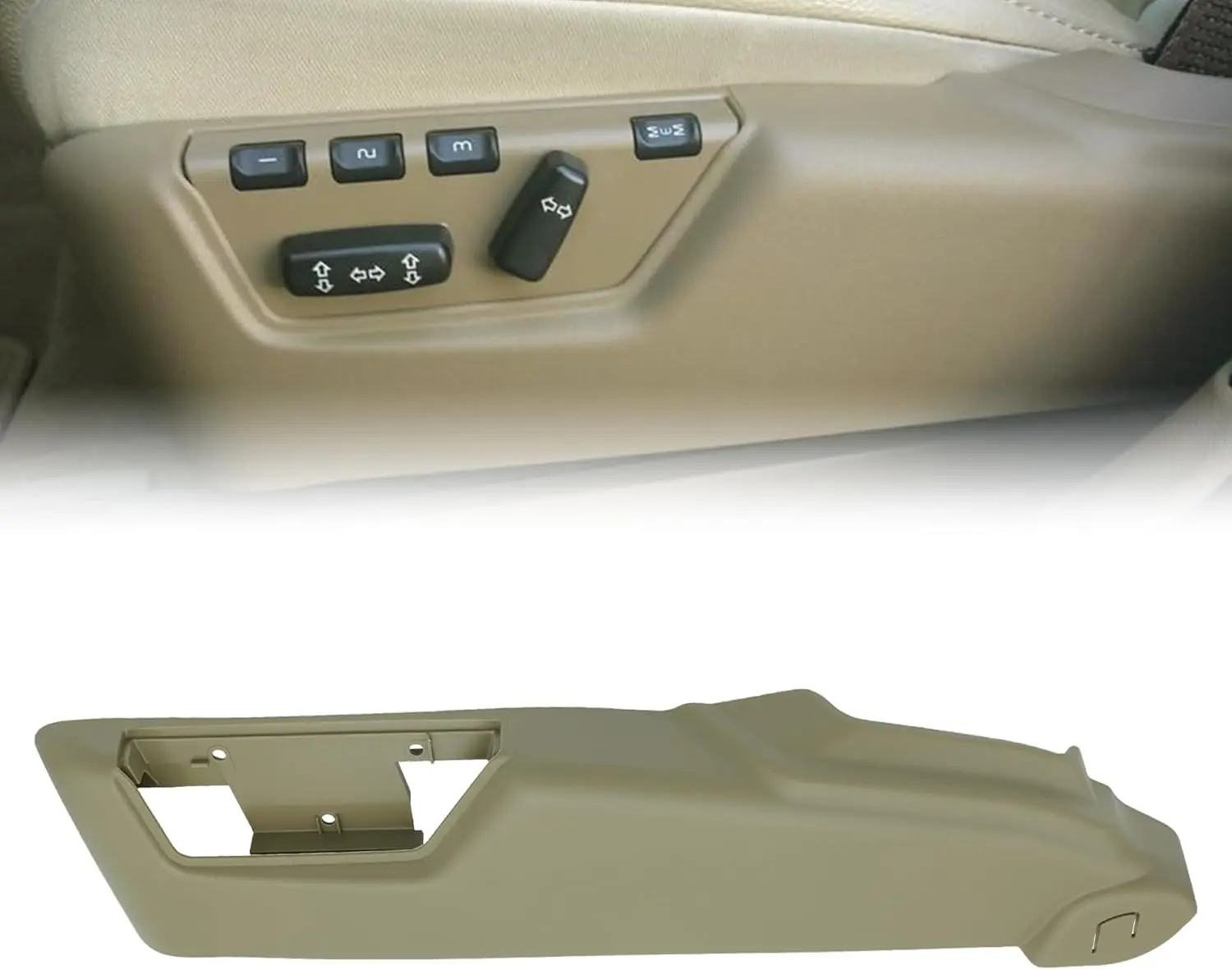 

Передняя левая сторона водителя, панель переключателя, накладка, безель, песок для Volvo XC90 XC70 V70 S80 S60, замена 39802020 39802016