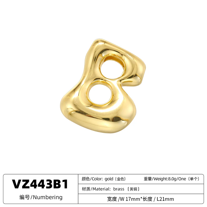 High Quality Initial Letter Pendant for DIY Jewellery