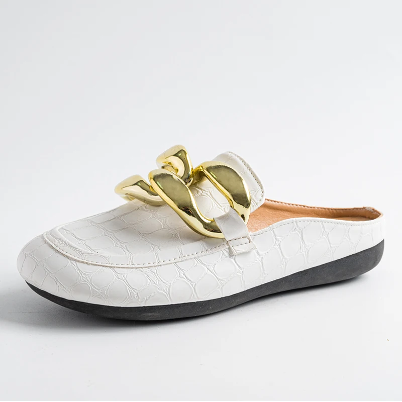 Fashion Women Slippers Plus Si - Gold Chain Sandal ulasan dan harga