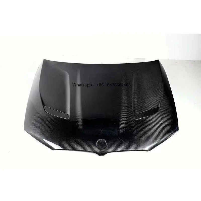 High Quality Real Dry Carbon Hood Engine Cover Bonnet For  F90 M5 CS Style