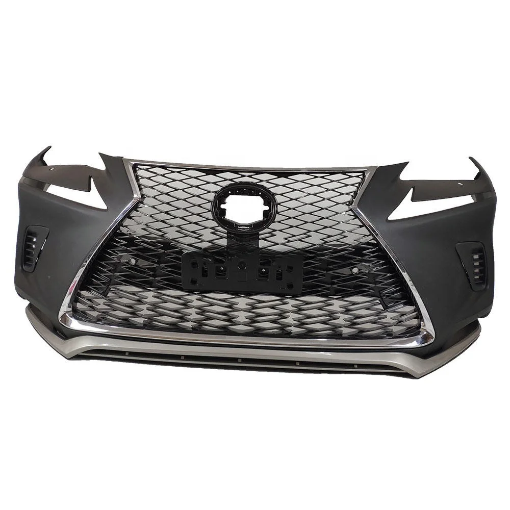 NX bumper for Lexus NX200 NX200t NX300h NX350 Sport bumper assembly grille body kit NX front bumper grille