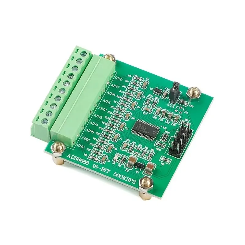 ADS8688 Data Acquisition 16-bit Analog-to-Digital Conversion Module 500kSPS Single and Bipolar Inputs 8-channel SAR/ADC