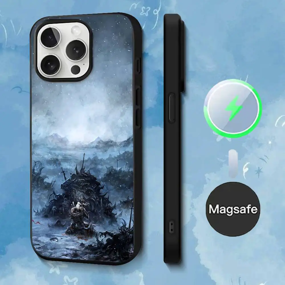 Casing Ponsel Game D-Diablo IV Untuk iPhone 17,16,15,14,13,12,11,Pro,Max,Plus,Mini,SE4,E Pengisian Daya Nirkabel Magnetik Magsafe