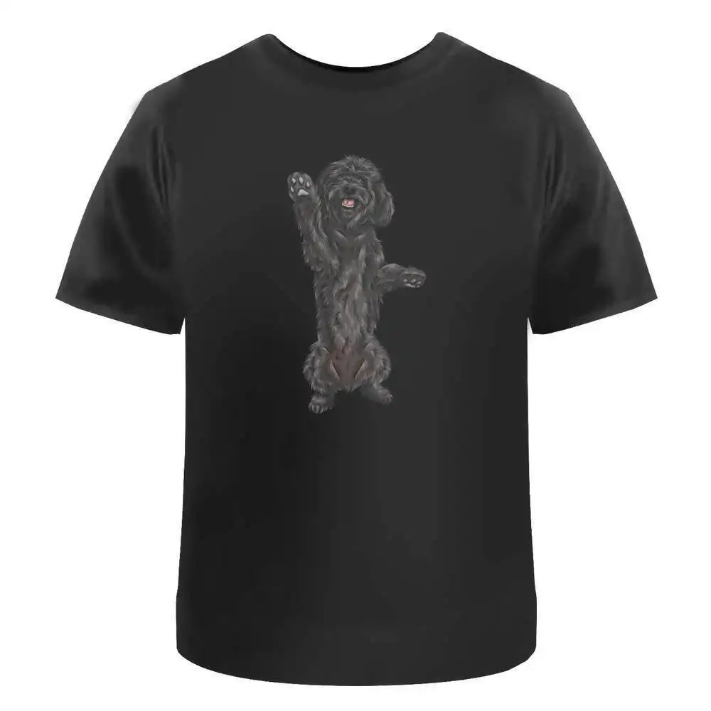 Black Cockapoo' Cotton T-Shirts Anime Graphic T-shirts for Men Clothing Women