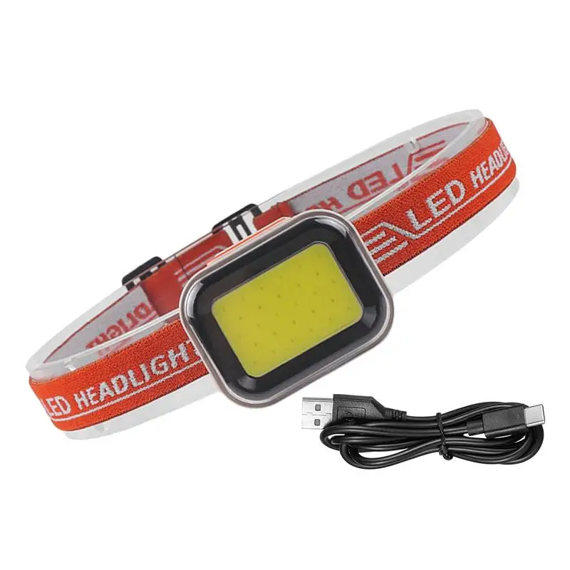 Rechargeable Headlights LED Rechargeable Night Fishing Flashlight Headlamp USB Rechargeable Outdoor Lighting Tool For Fishing