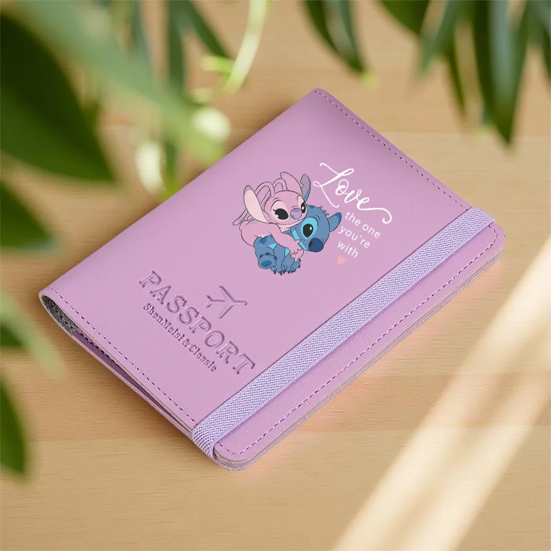 Stitch Print Passport Holder,School Supplies For Back To School Travel Essentials Travel Vacation Accessories For Holiday Season