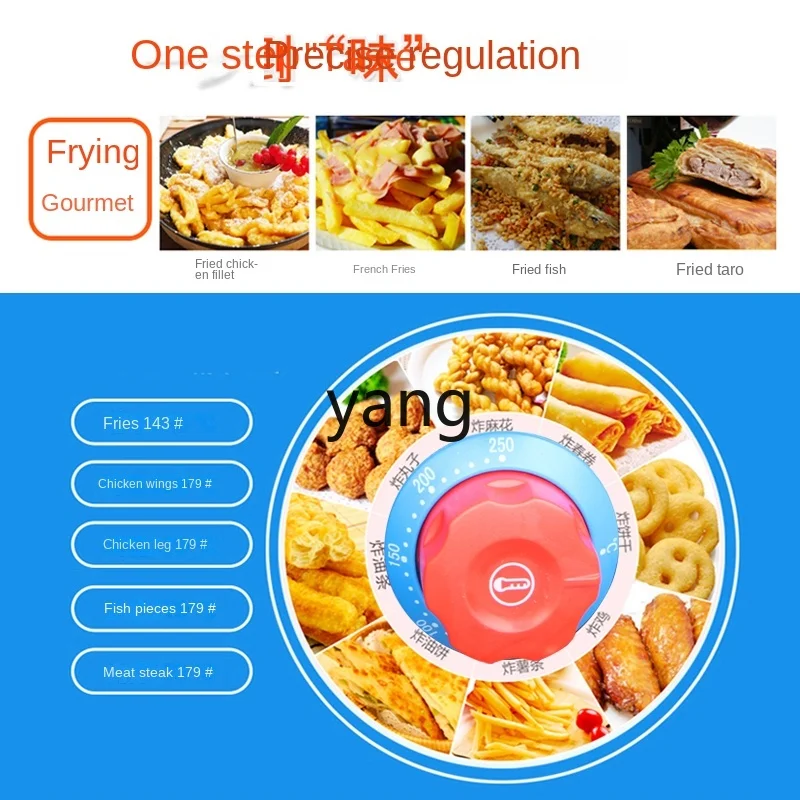 LHH Single and Double Cylinder Deep Frying Pan Commercial Vertical Large Capacity Deep Frying Pan