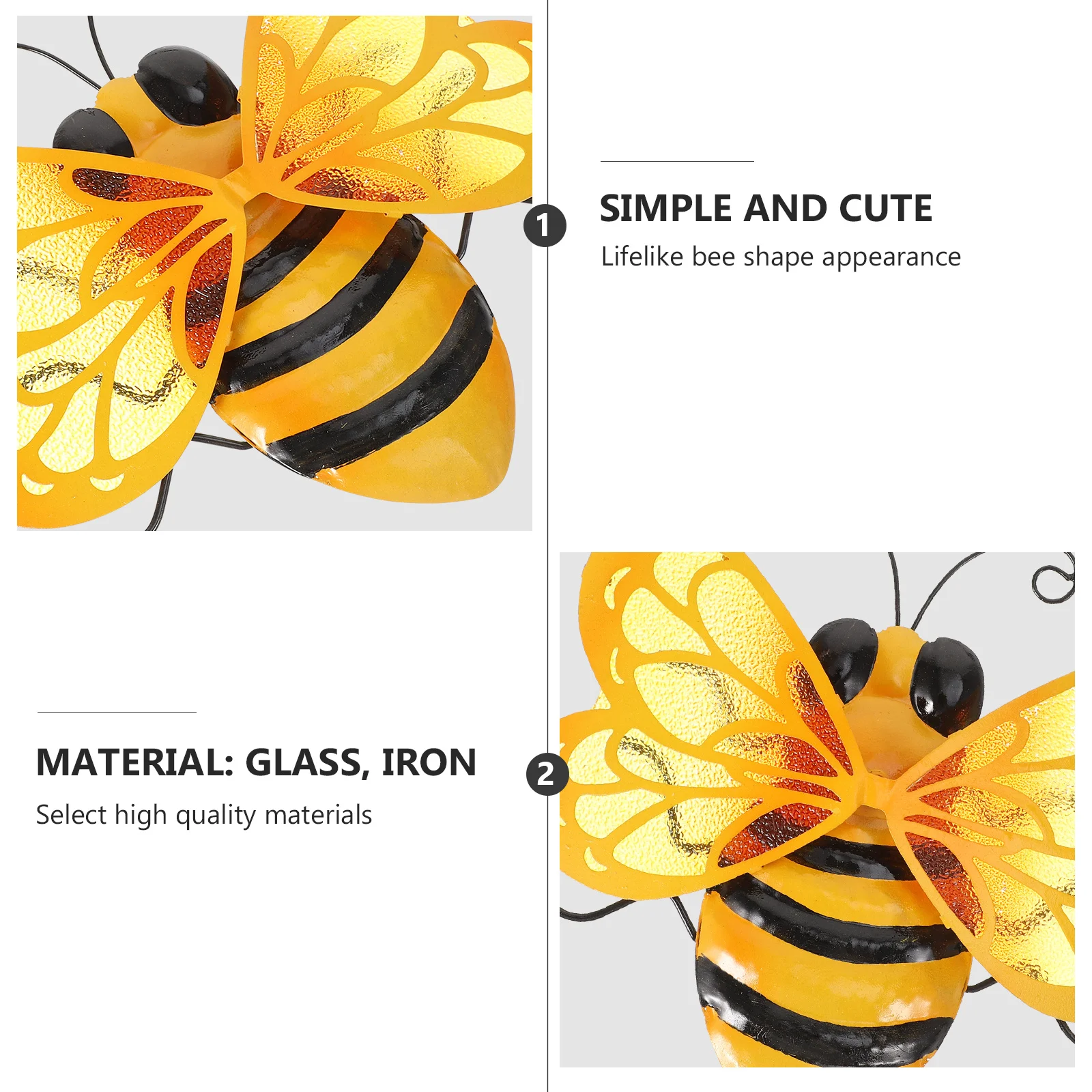 1pc Iron Craft Garden Ornament Compact Wind Moving Yard Balcony Iron Craft Scene Decor Scene Decor Garden