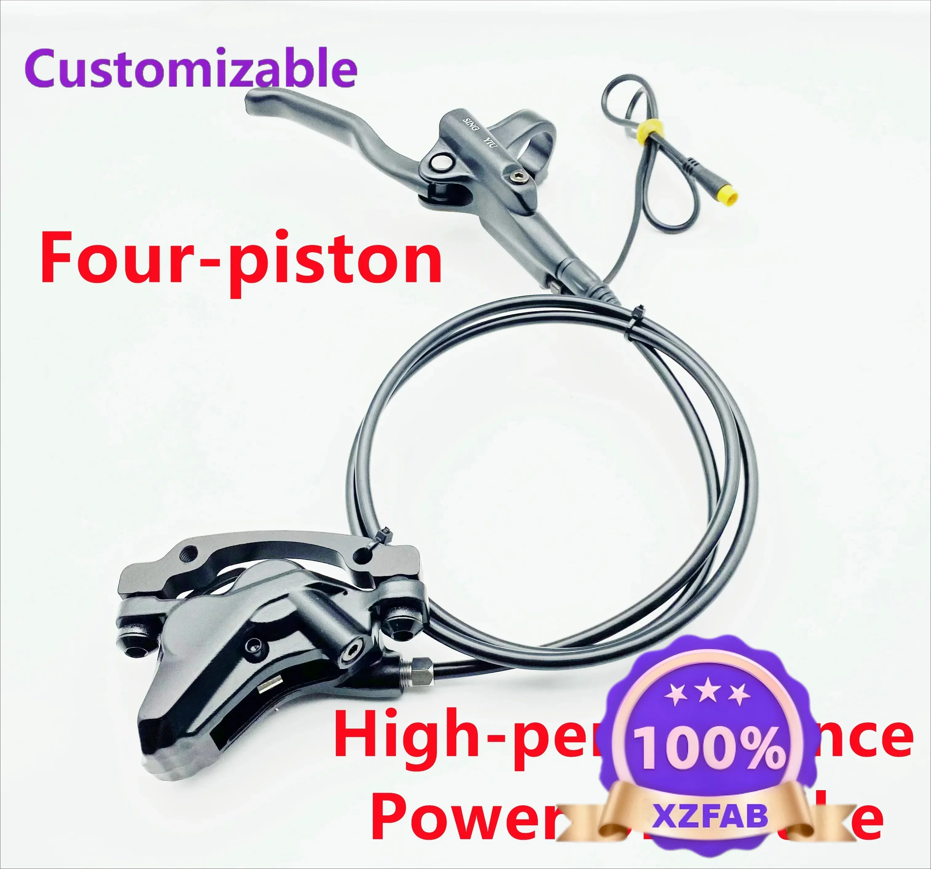 Factory Direct 2026 High Quality Electric Bicycle Four-piston Power-off Oil Brake Motor Special For BBS0102/M400/M500/M600/M620/
