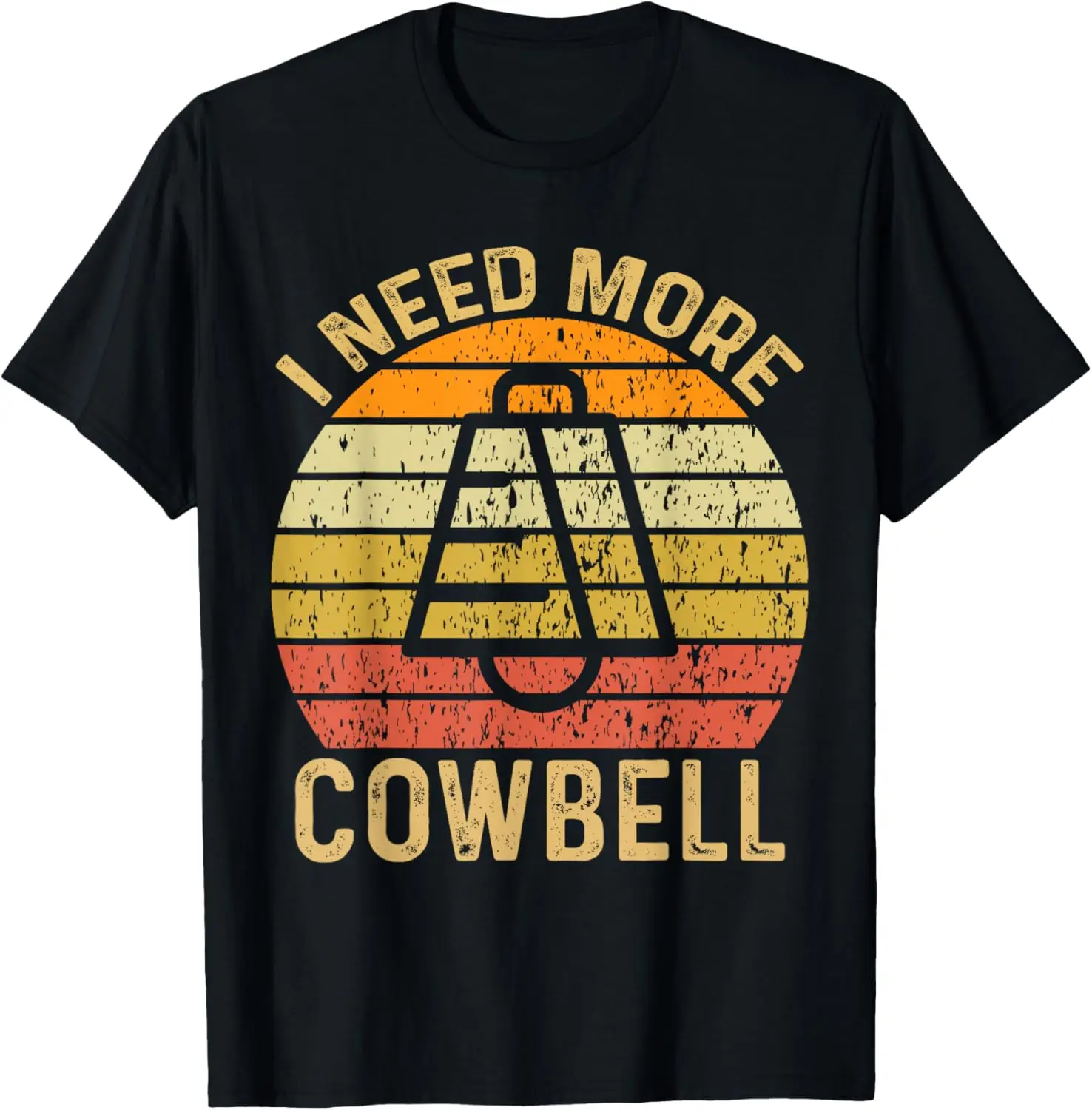 

Cow Bell More Cowbell Винтажная забавная забавная футболка барабанщика Cowbell