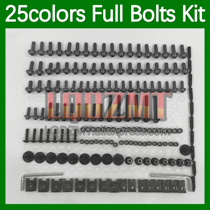 268pcs Body Bolt Full Screws Kit For SUZUKI GSXR600 GSXR 600 750 CC K11 GSXR750 11 12 13 2014 2015 2016 Fairing Bolts screw Nut