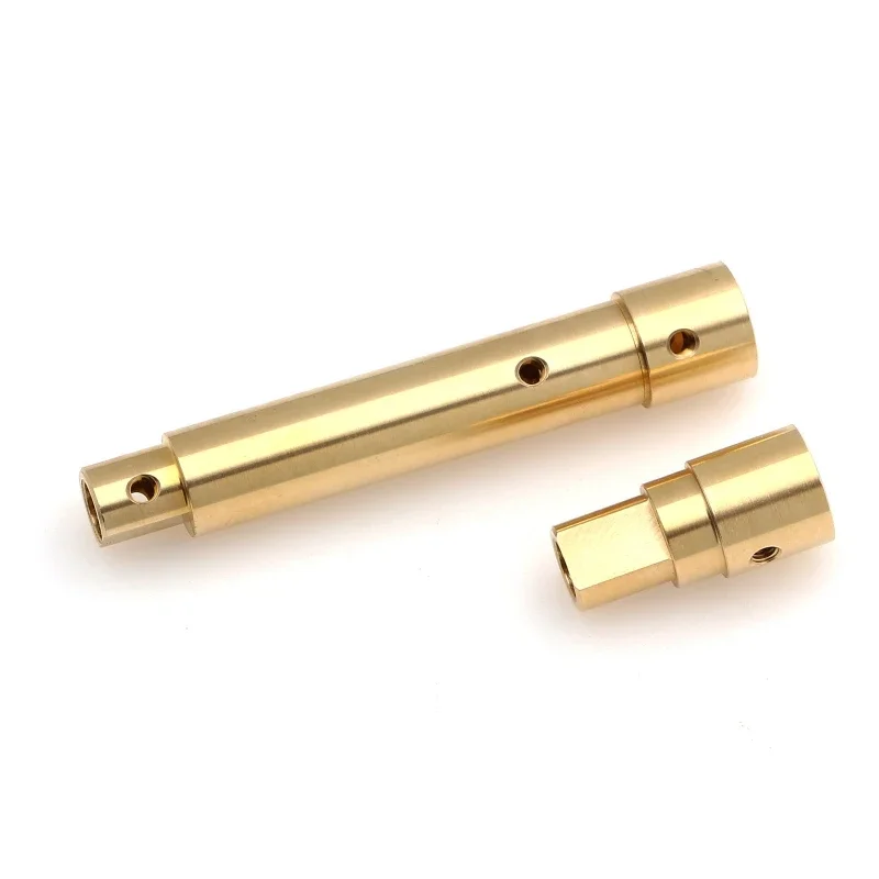 Brass Front and Rear Axle Tube for Axial SCX10 PRO 1/10 RC Crawler Car Upgrade Parts Accessories