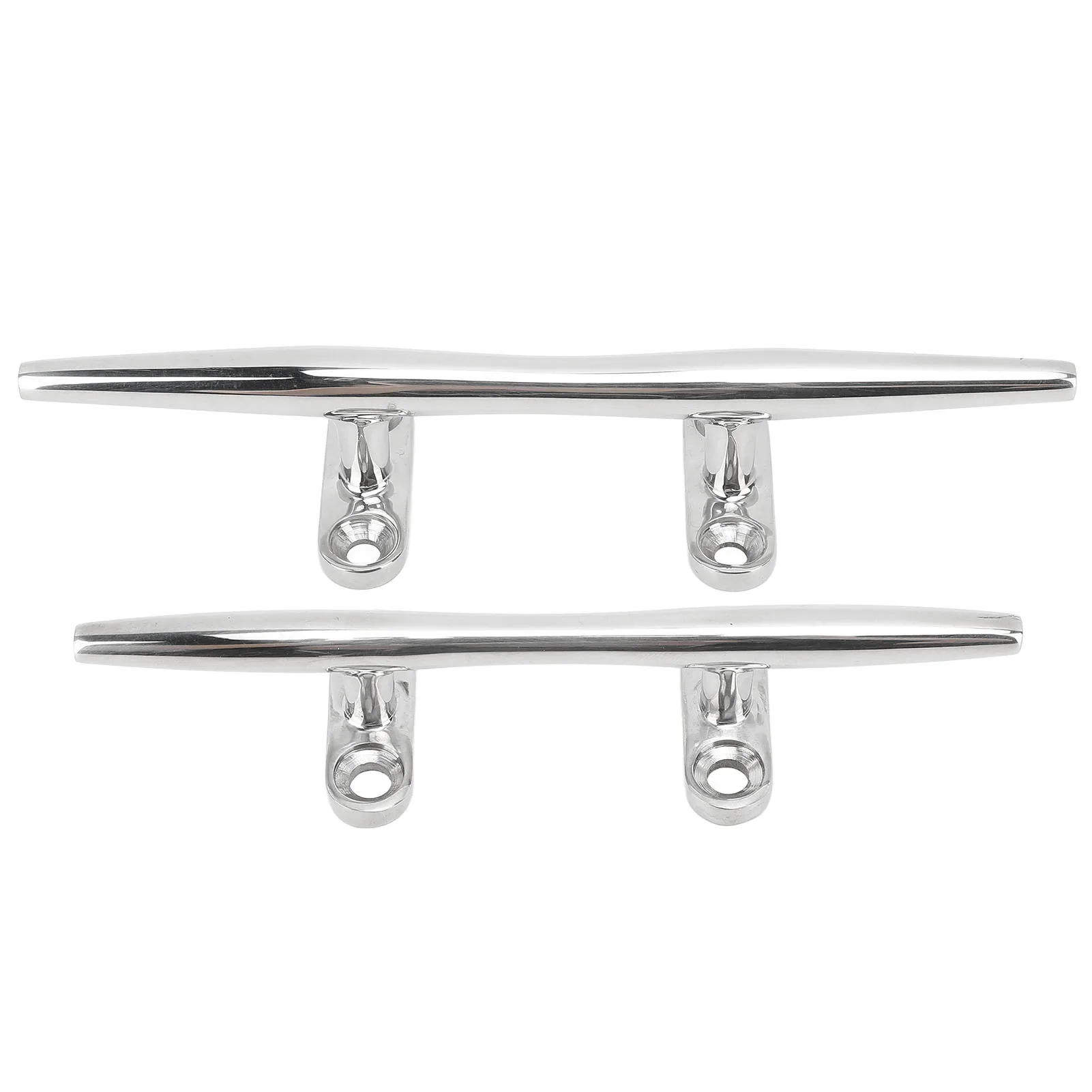 

Boat Rope Cleat, 4Pcs Boat Mooring Cleat Sturdy Stainless Steel Dock Cleats for Marine Yachts Inflatable Yachts Business Yachts