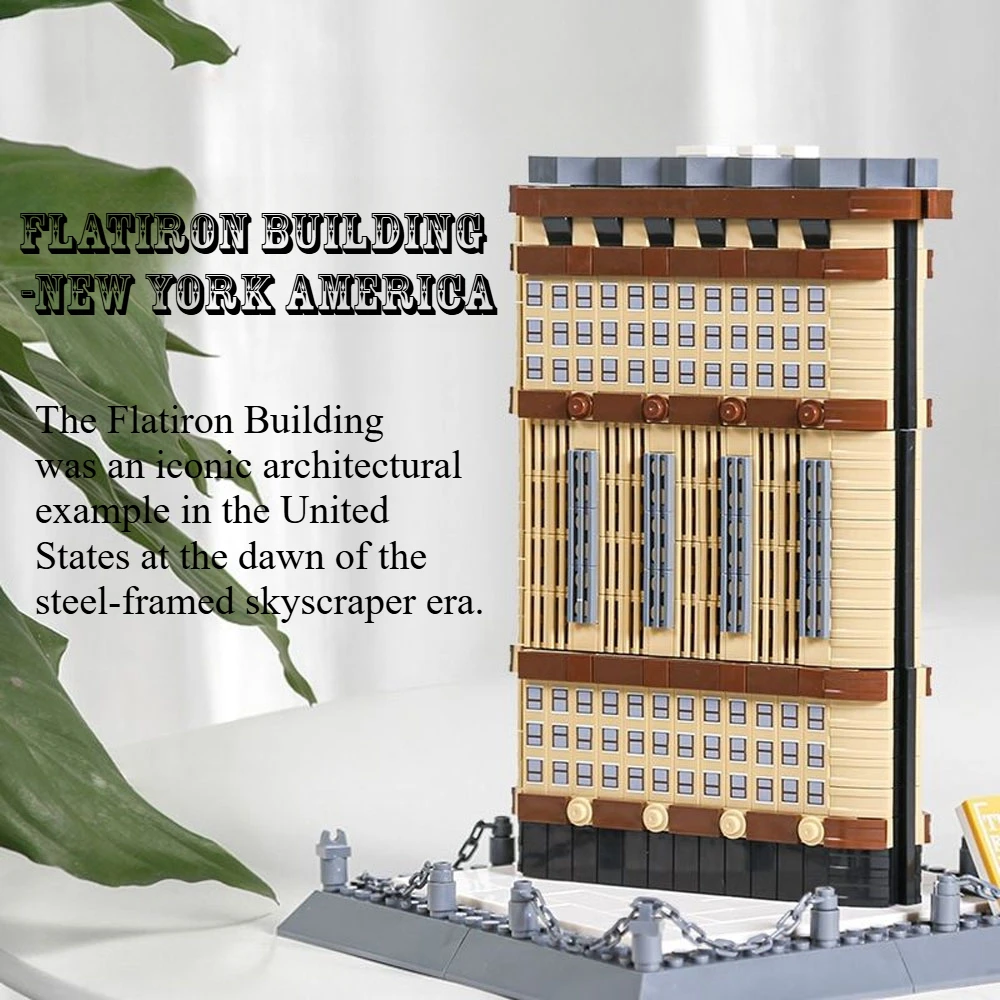 

(838 PCS) Medieval Landmark Street View World Famous Buildings Iron Building Block Model Set DIY Decoration Holiday Gift