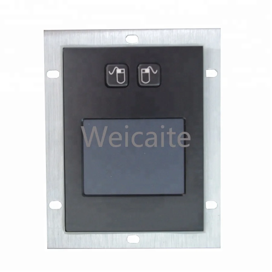 Mouse de computador de aço inoxidável de metal com trackball ou touchpad