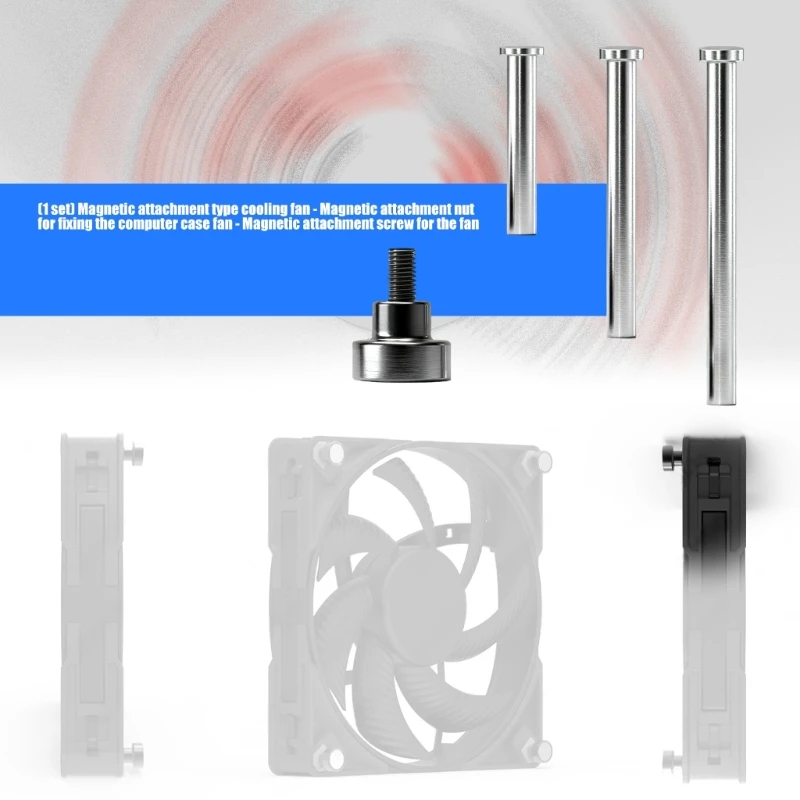 

Металлический магнитный винт крепления вентилятора 896F, обеспечивающий легкую замену и стабильную фиксацию в игровых системах