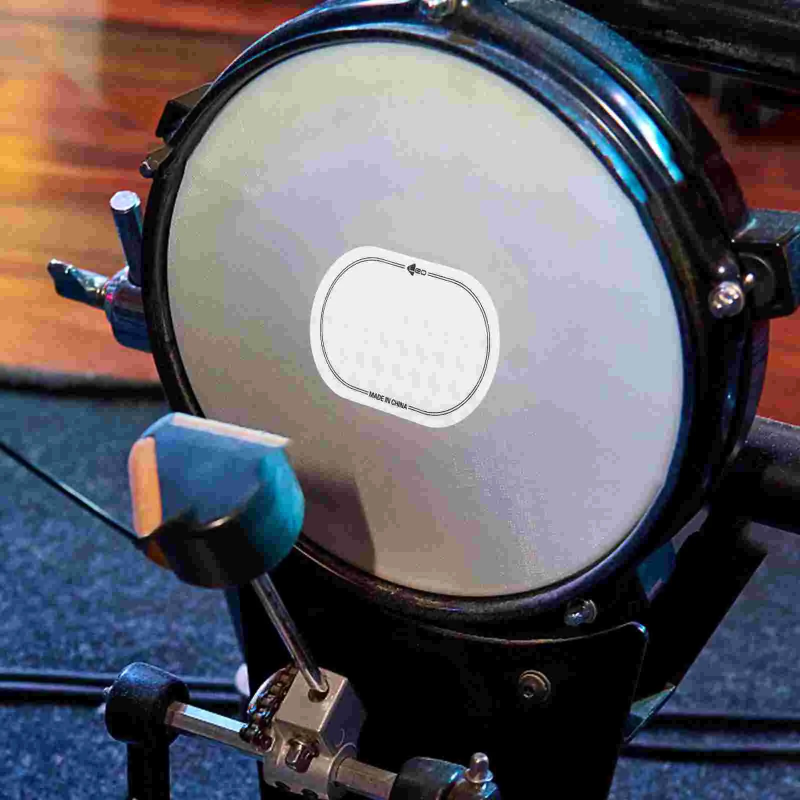 2 Pcs Kick Drum Patch Double Kit Screen Protector Nail Stickers Percussion Pads