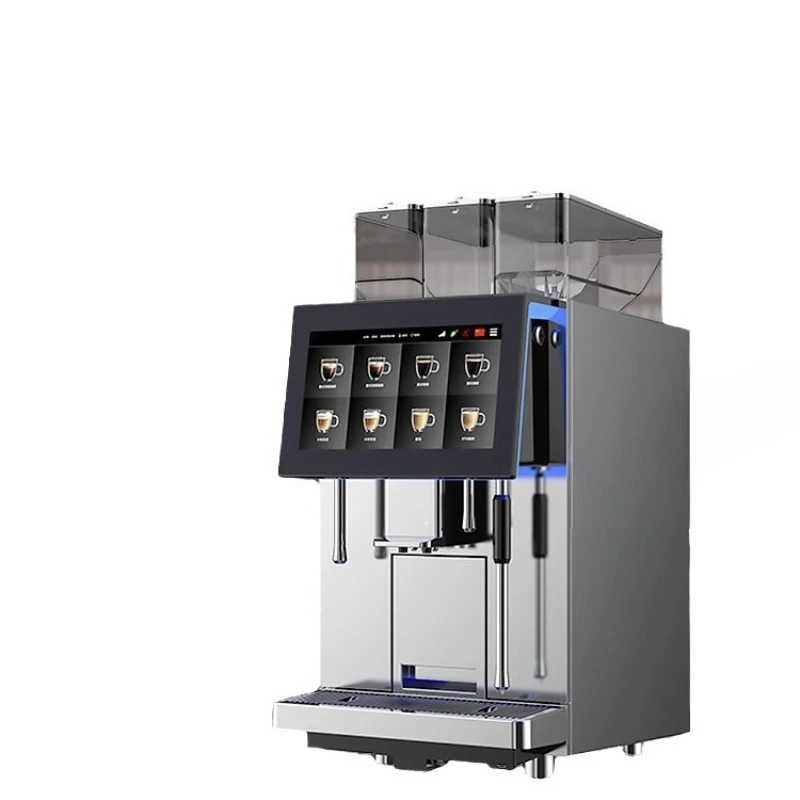Commercial freshly ground integrated automatic coffee machine, milk coffee with automatic cleaning, Italian automatic