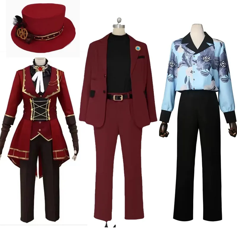 

Anime Ensemble Itsuki Shu Cosplay Costume with hat Set Full Play Outfits Halloween Party For Women Men Cuetom made