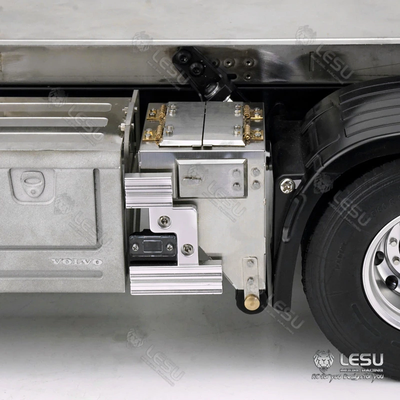 Toolbox Sand Filter Side Decoration Metal G-6232 Upgrade For 1/14 Tamiyaa RC FH16 Romote Control Trailer LESU Toy Parts