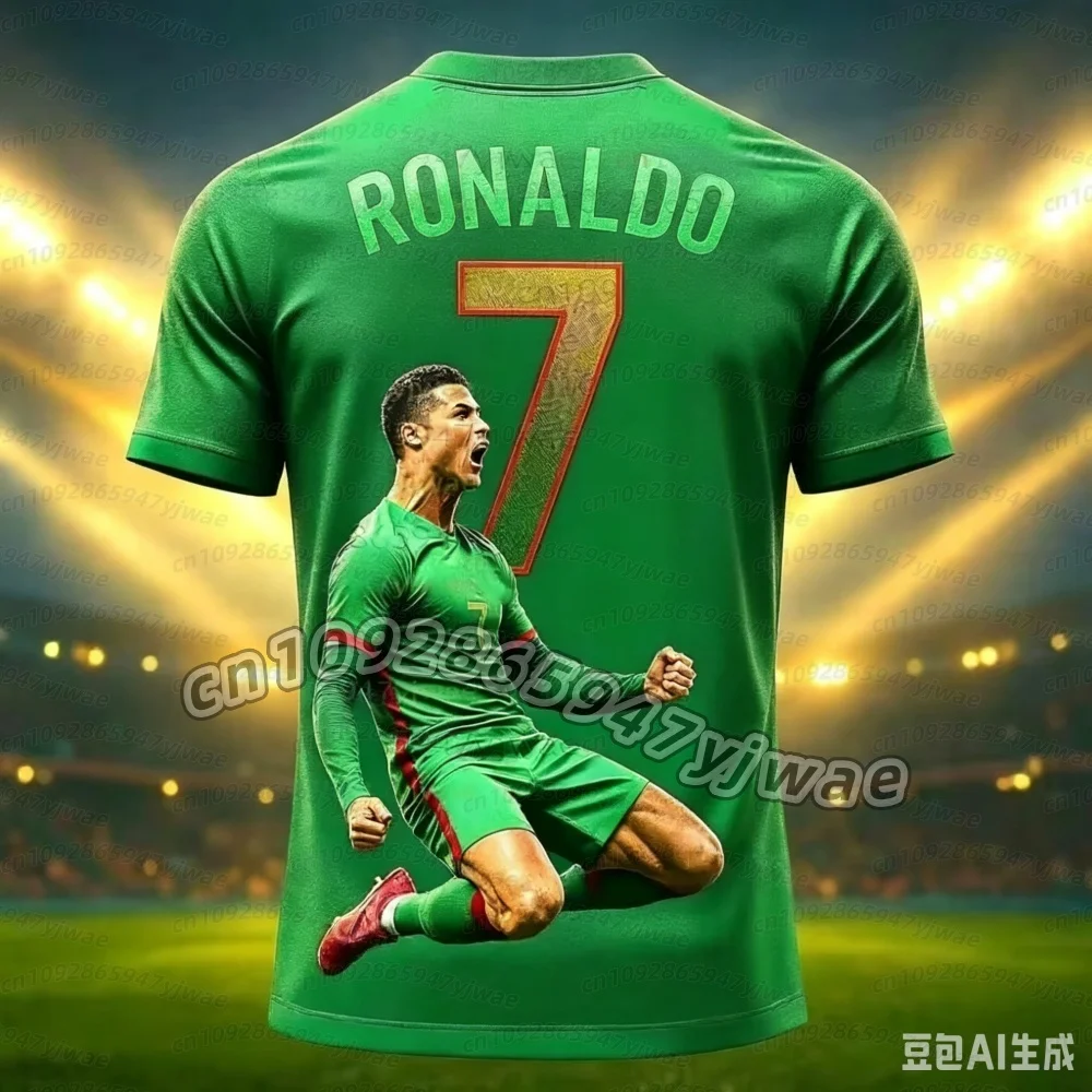 26 New Arrival Special Edition Ronaldo 7 Football Jersey Oversize