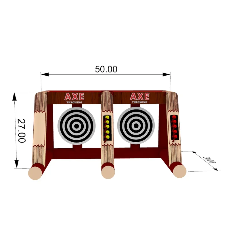 Jeu de lancer de hache gonflable double face, cible de lancer de balle commerciale, jeux de tir interactifs pour enfants et adultes