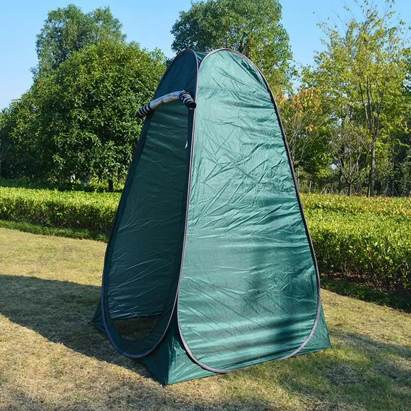 Portable Outdoor Camping Tent Shower Tent Simple Bath Cover Changing Fitting Room Tent Mobile Toilet Fishing Photography Tent