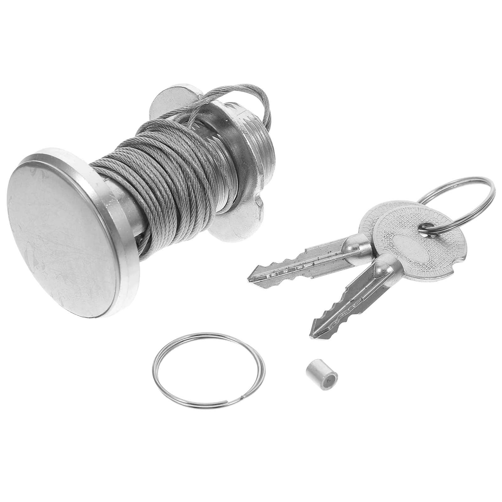 

Flap Door Lock Garage with Cross Key Handle Replacement Shed Metal Universal Opener