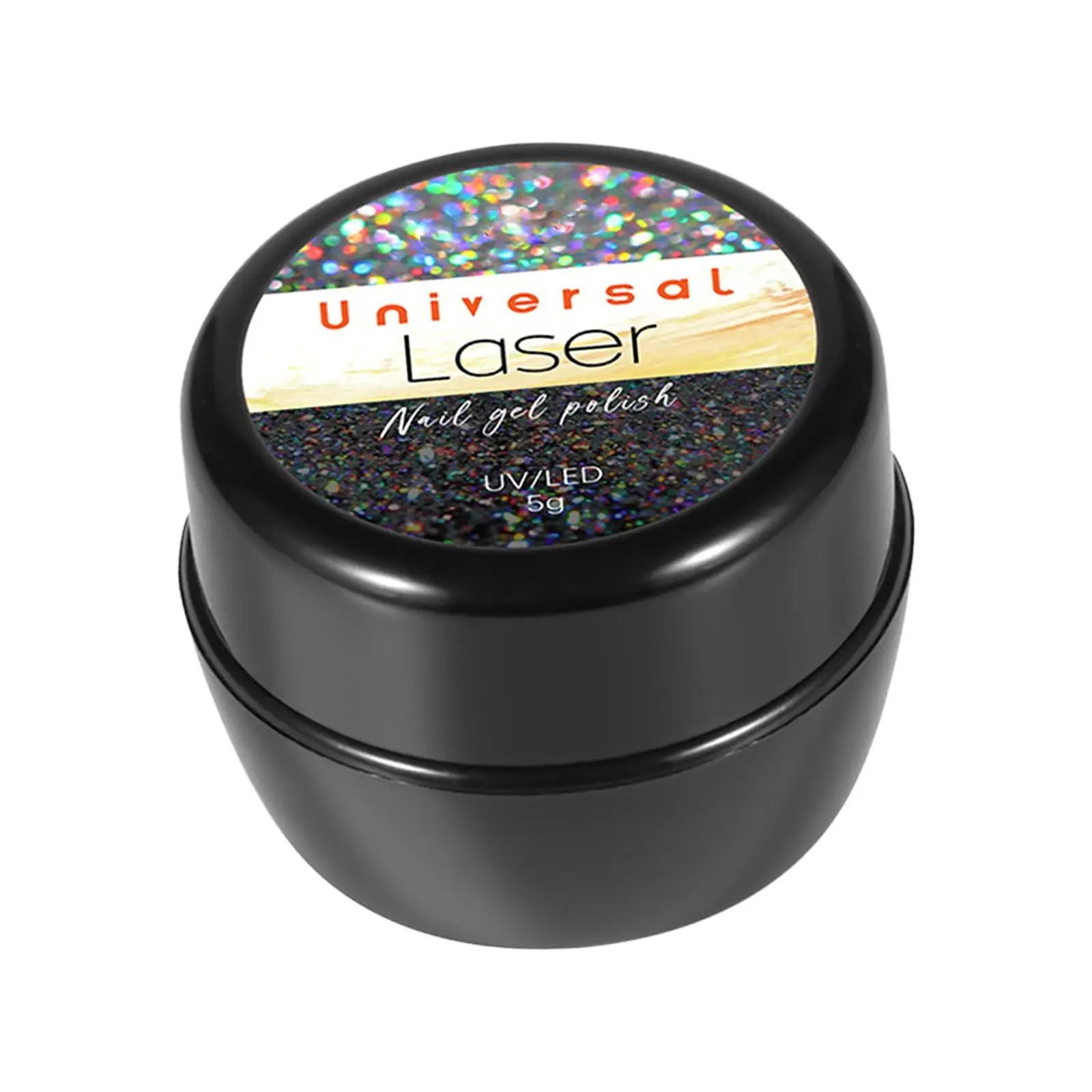 Esmalte em Gel com Glitter, Gel Semi-Permanente Brilhante para Design de Unhas
