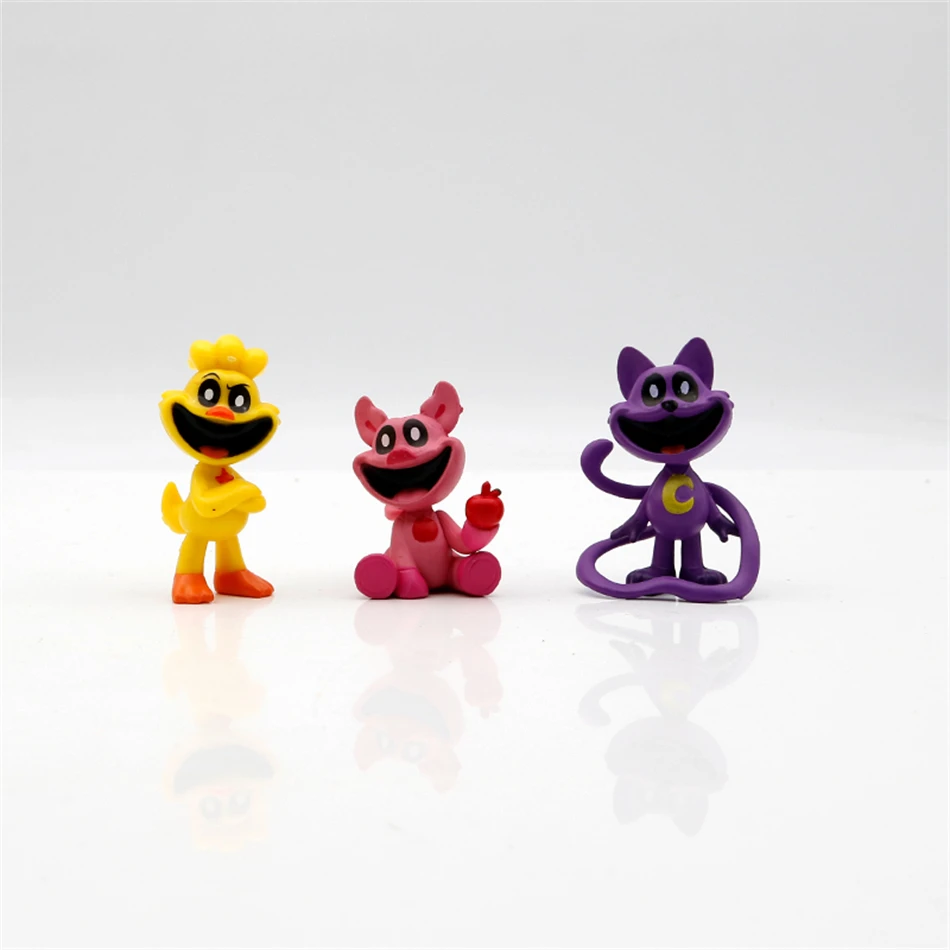 8PCS Smiling Critters Game Figures Model PVC Catnap Catnat Anime Figurine Model Birthday Gifts Toys image 3