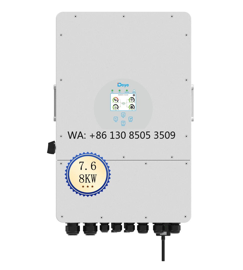 

Deye Solar Inverter 7.6/8kw Deye Hybrid Single Phasen Eu deye Hybrid Solar Inverter 8kw 10kw with MPPT Trackers