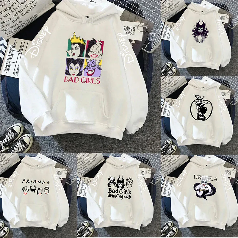 Disney Villains Queen Hoodie Women's Sweatshirts Female Casual Y2k Clothes Woman Clothes Hoodies Sweatshirts Y2k Woman Clothing