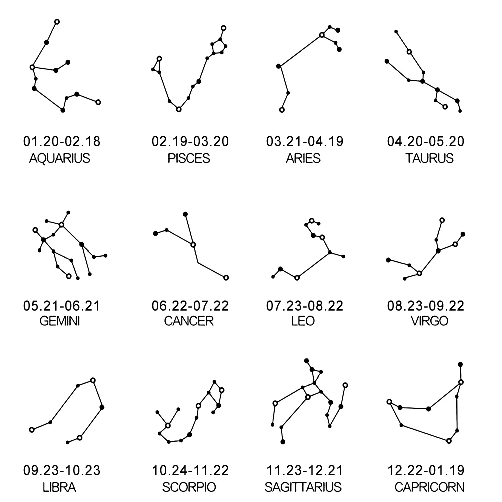 Skyrim – collier douze zodiaques pour femmes, douze Constellations, horizon, acier inoxydable, Lion, Gemini, taureau, bélier, balance, vierge, pendentif