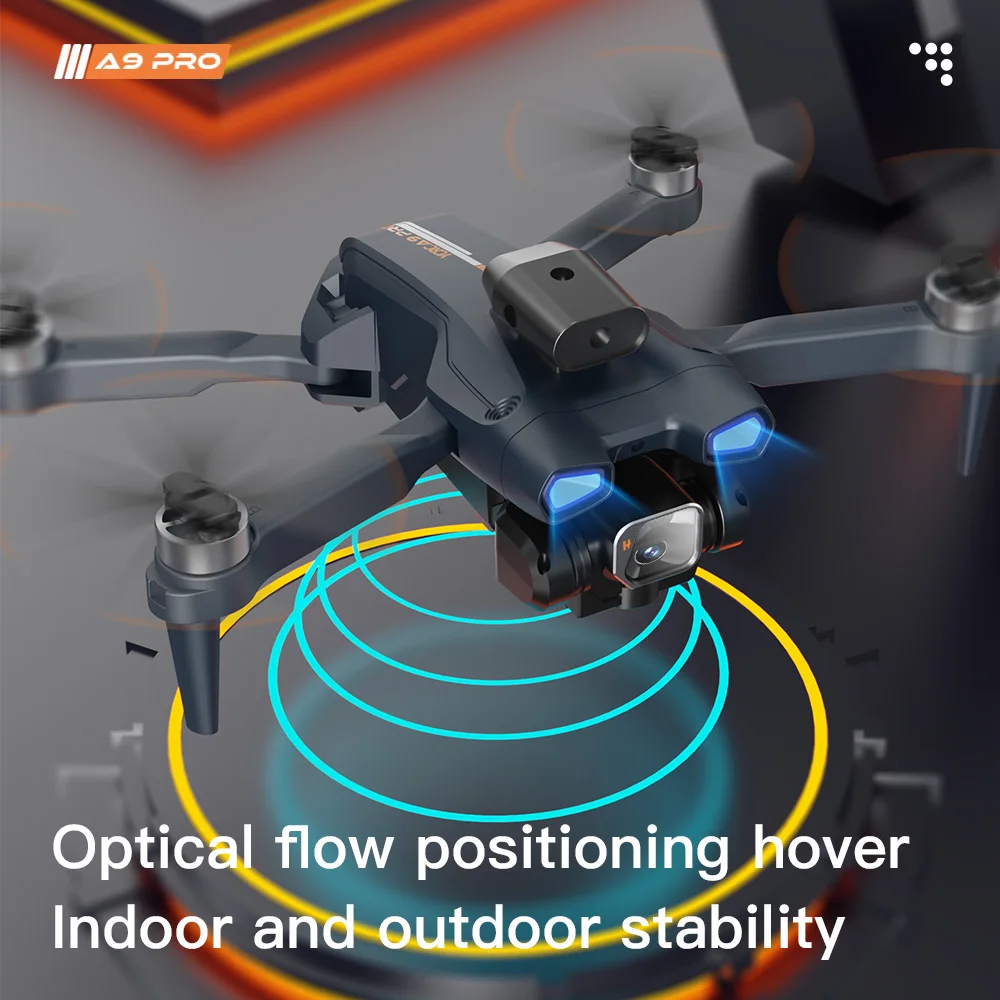 A9 brushless optical flow drone HD aerial photography obstacle avoidance quadcopter foreign trade remote control drone