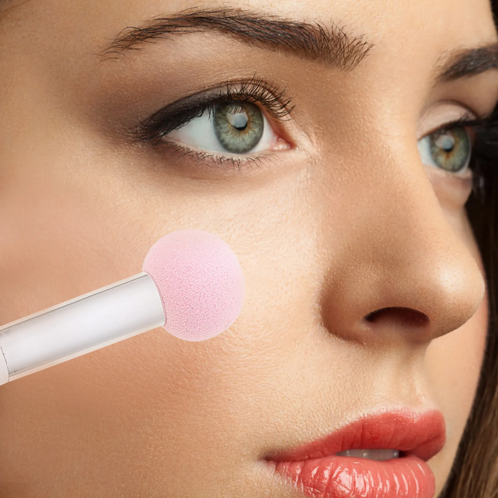 Esponja húmeda seca para corrector, herramientas de maquillaje, aplicación de precisión, esponja de maquillaje facial para mujer, corrector, 3 uds.