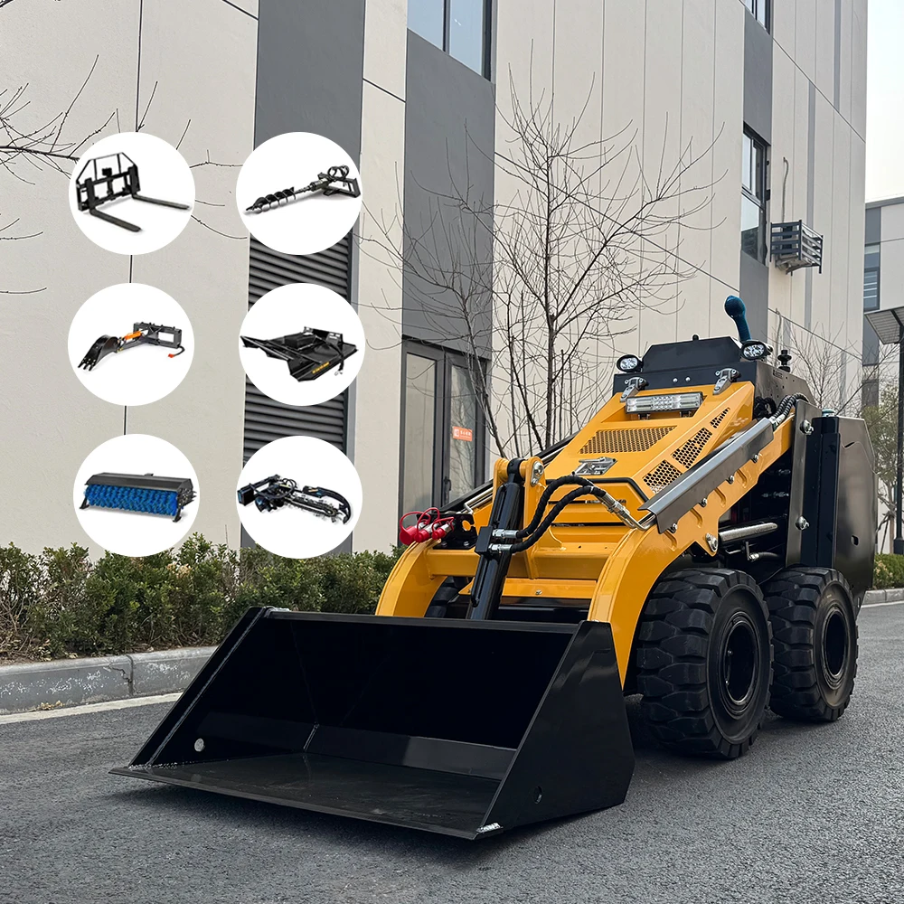Wheel Loader - لودر صغير رباعي الدفع يعمل بالديزل